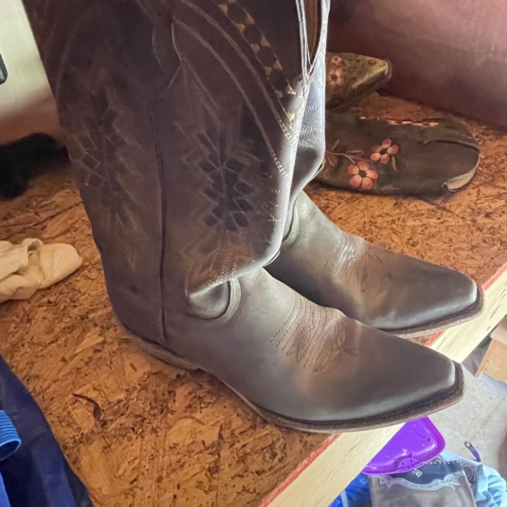 Ferrini Grey Western Boots